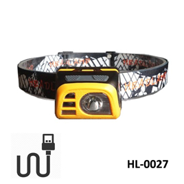 USB rechargeable LED Head Torch