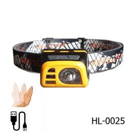 sensor rechargeable led headlamp