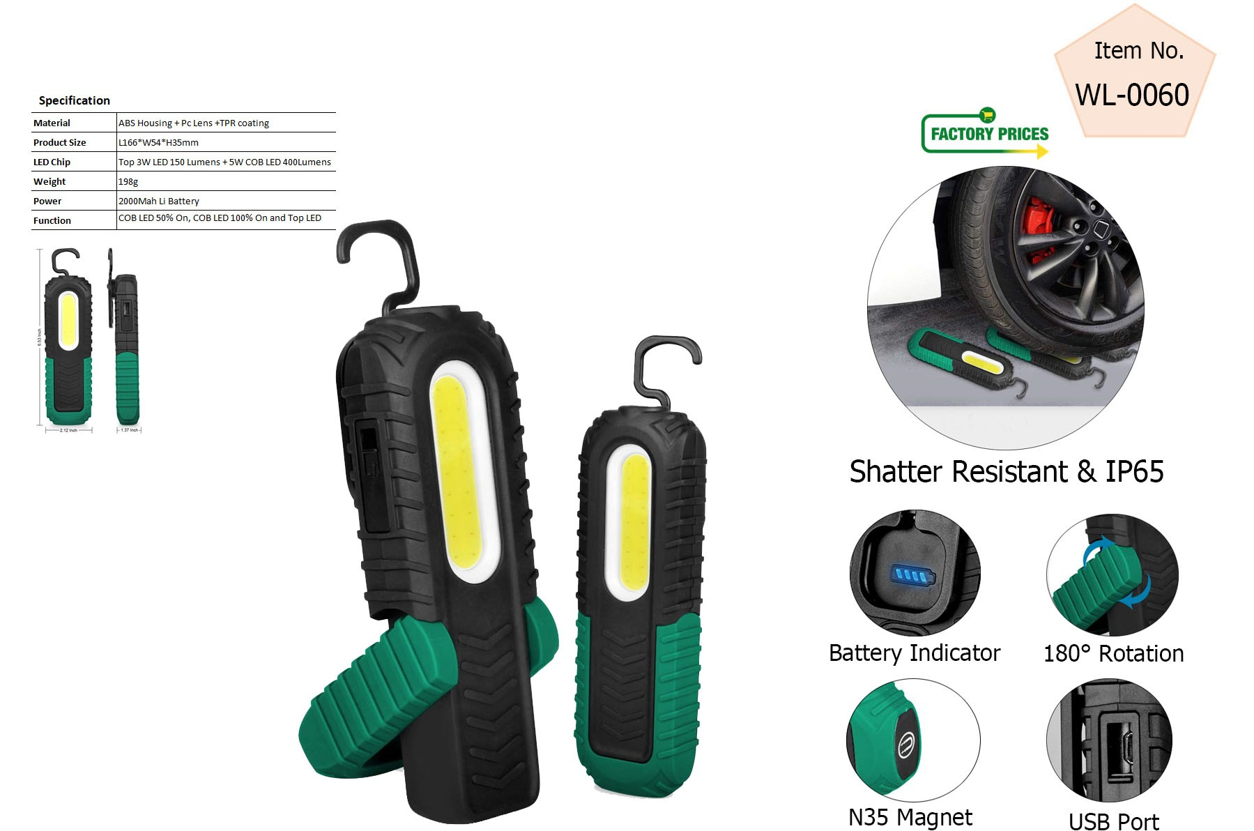 what is the best rechargeable work light